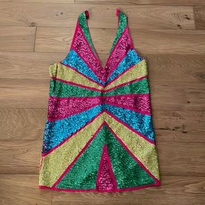 Nasty gal sequined dress - size 10